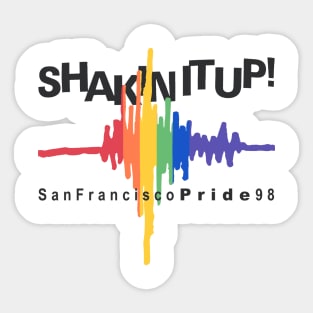 San Francisco Pride in 1998 Sticker